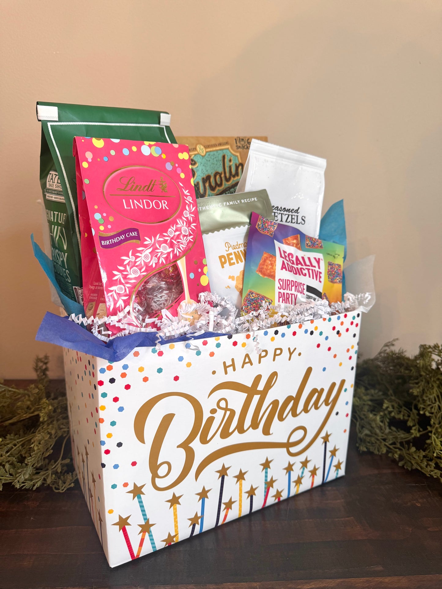 Happy Birthday Gift Basket Box