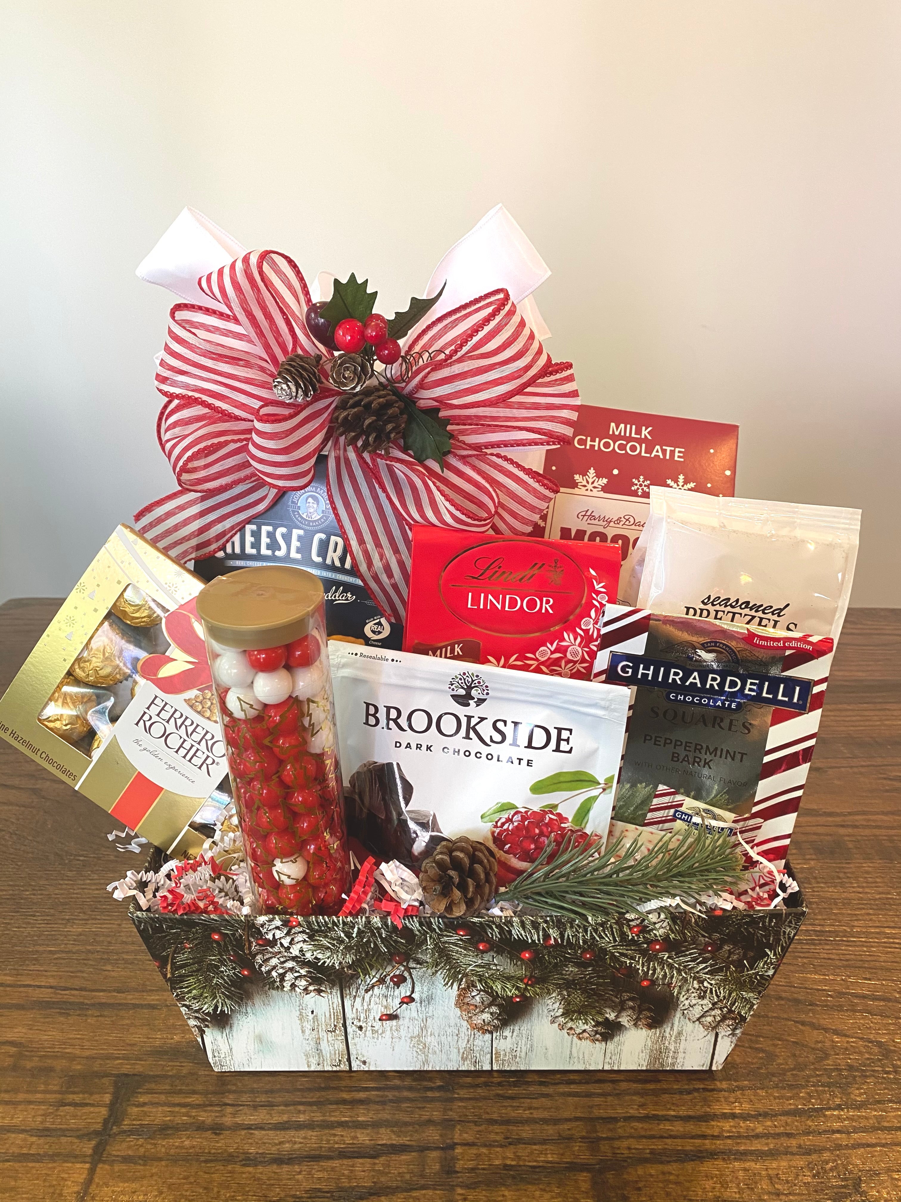 Gourmet Holiday Basket A Gift Basket Full by Carolina Gift Baskets