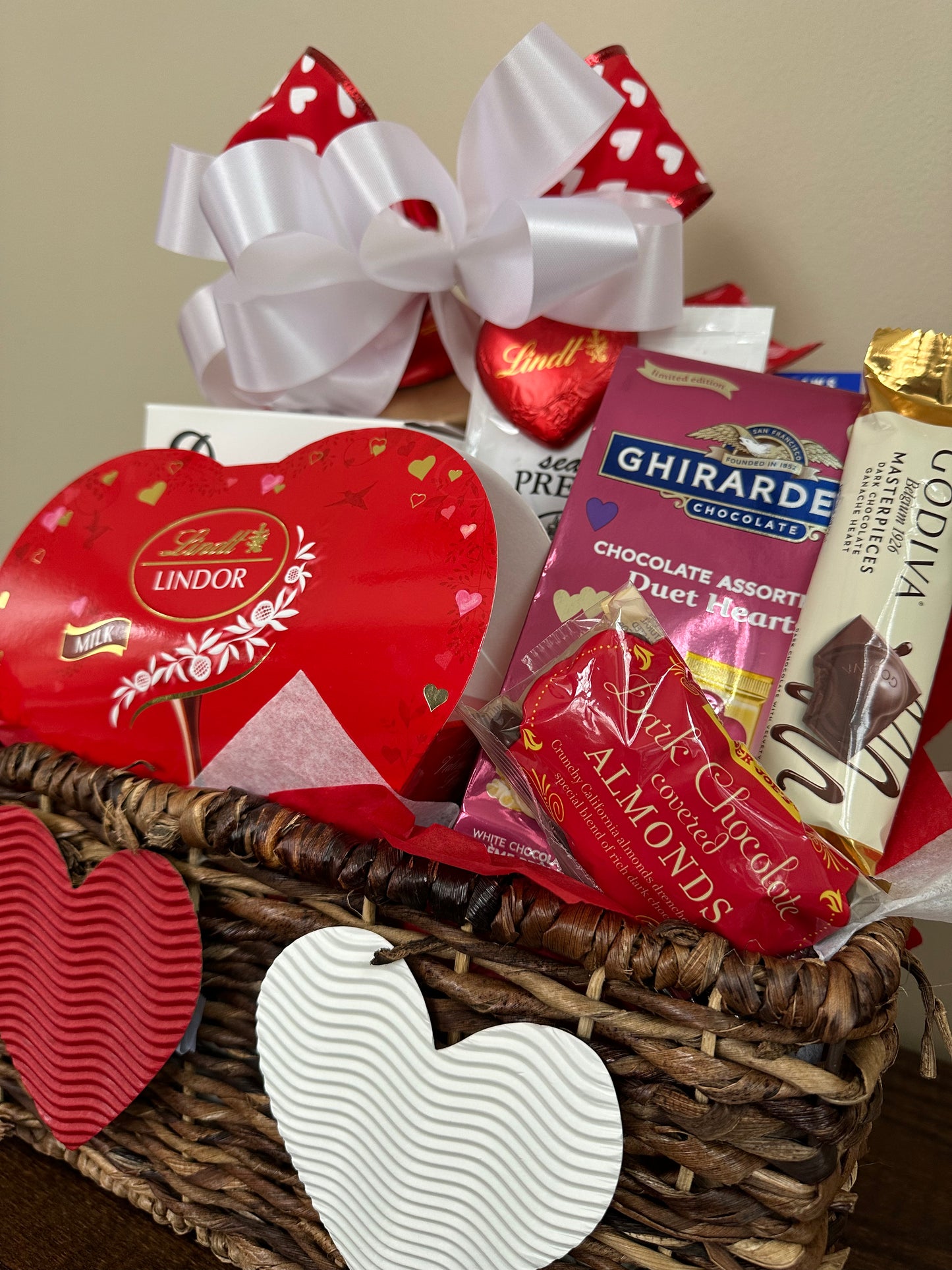 Sweet and Savory Valentine Basket – A Gift Basket Full by Carolina Gift  Baskets